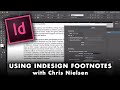 Working with FOOTNOTES for Text Frames in InDesign