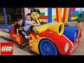 Giant Lego Car Children's Fun Theme Park  Legoland Kids Playground Rides With Ckn Toys