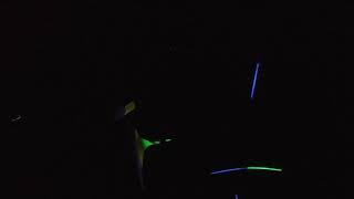 Glow Stick Man costume destruction