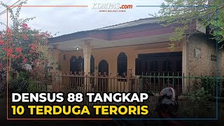 10 Terduga Teroris di Sumatera Utara dan Sumatera Selatan Ditangkap Densus 88