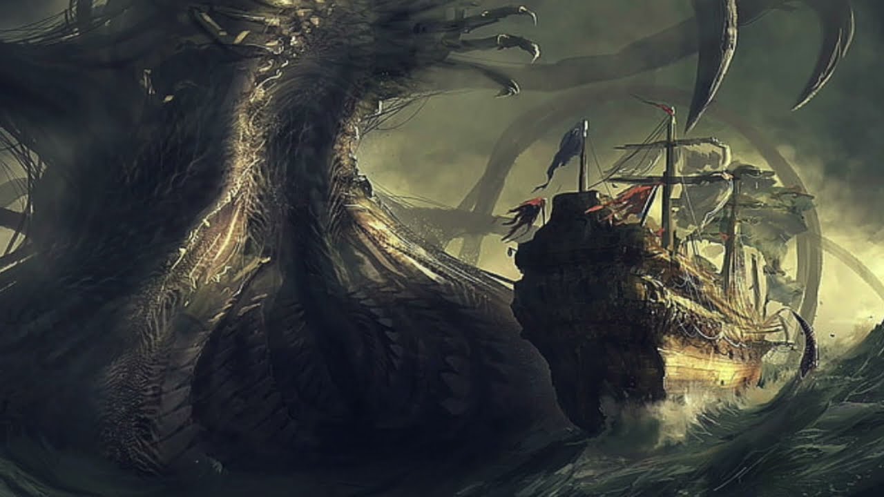 In the Belly of the Sea God - Dark Ambient Lovecraftian Ocean Horror Soundscape Ambience