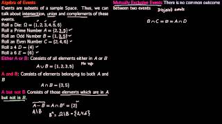 3 2  Algebra of Events, Field and Sigma Field   Copy