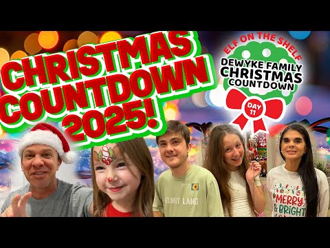 Day 11 of 24 - Elf on the Shelf / The De Wyke Family Christmas Countdown 2025! Magic Xmas Lights!