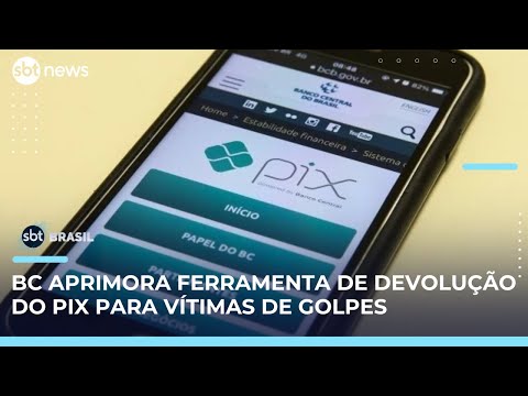 Banco Central anuncia novas regras para aumentar segurança do Pix | #SBTBrasil