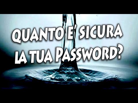 Video: Come Modificare Una Domanda Di Sicurezza In Una Password