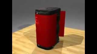 Abex 4600 Pop-Up Display Case with Wood Top (Demo)