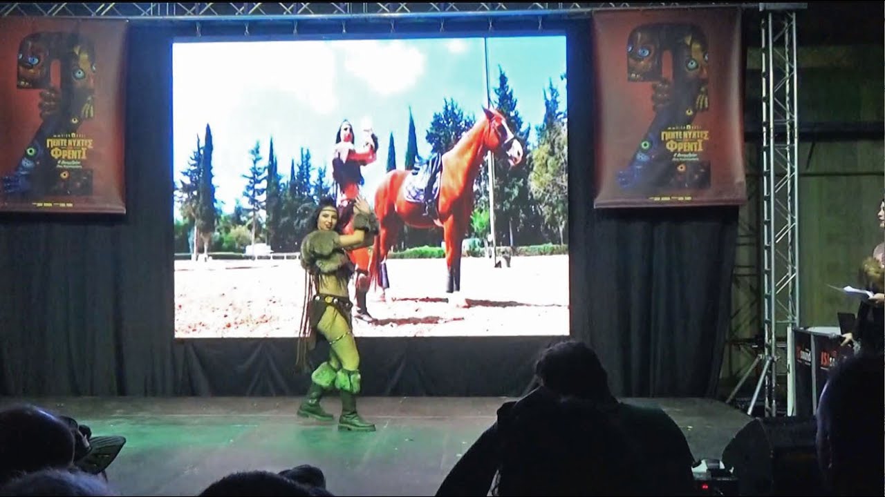 Queen Amazon Varia cosplay from Xena Warrior Princess S6 / Yakalelo (Nomads) / AthensCon 2025