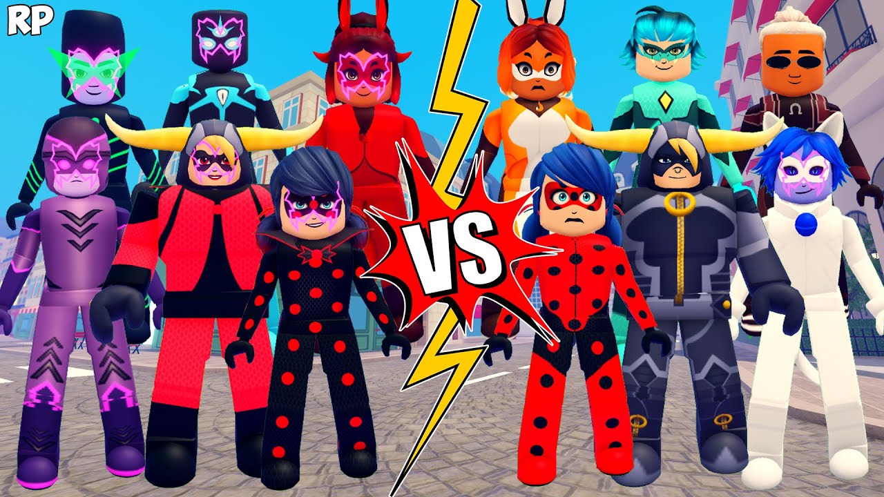 AKUMATIZED VS ORIGINAL TRANSFORMATION (COMPARISON) NO MIRACULOUS RP - MIRACULOUS ROBLOX!