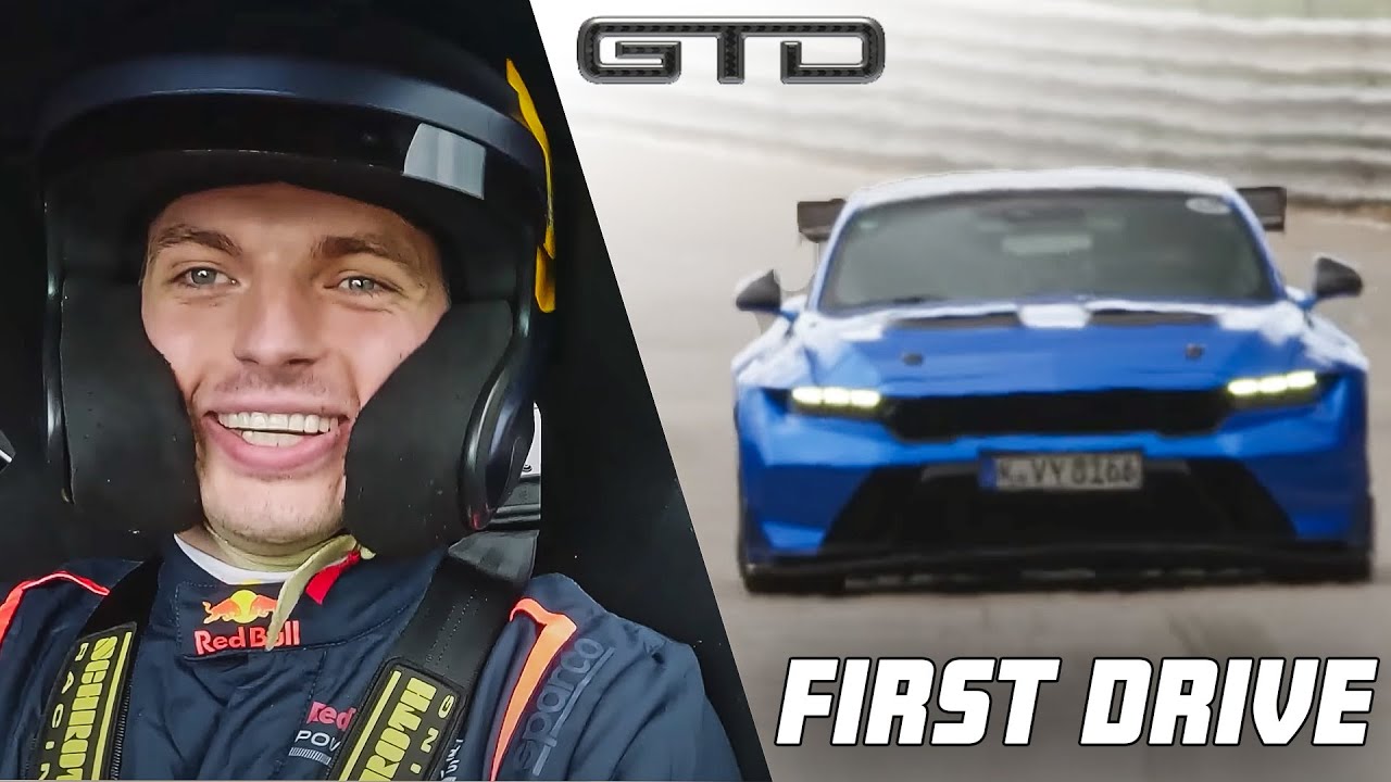 MAX VERSTAPPEN TELLS FORD HE CAN GO 5 SECONDS FASTER IN THE MUSTANG GTD... MAX VERSTAPPEN TELLS FORD HE CAN GO 5 SECONDS FASTER IN THE MUSTANG GTD...
