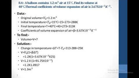 9th Class Unit 8 Numerical problems|| Thermal properties of Matter