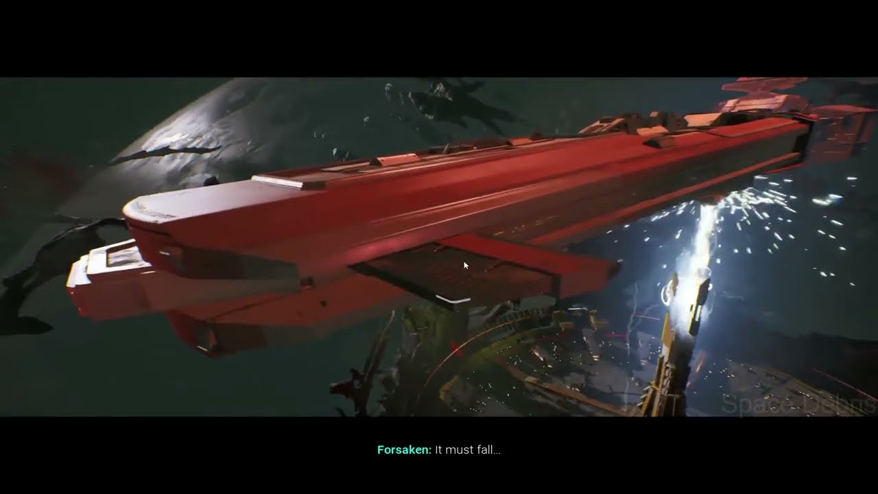 Space Station Stega Rim Space Fight- Chorus missions Space combat