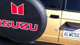 1986 Isuzu Trooper II 2 2L Turbo Diesel 4x4.
