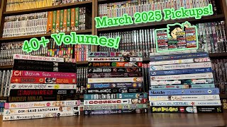 MASSIVE MANGA HAUL! 40  Volumes!! - March 2025 Pickups