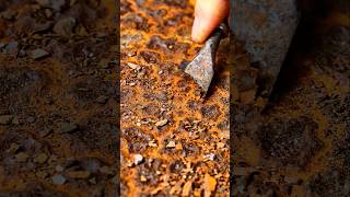 Tiny Scraper Removing Rust 😳🔧 | Oddly Satisfying ASMR