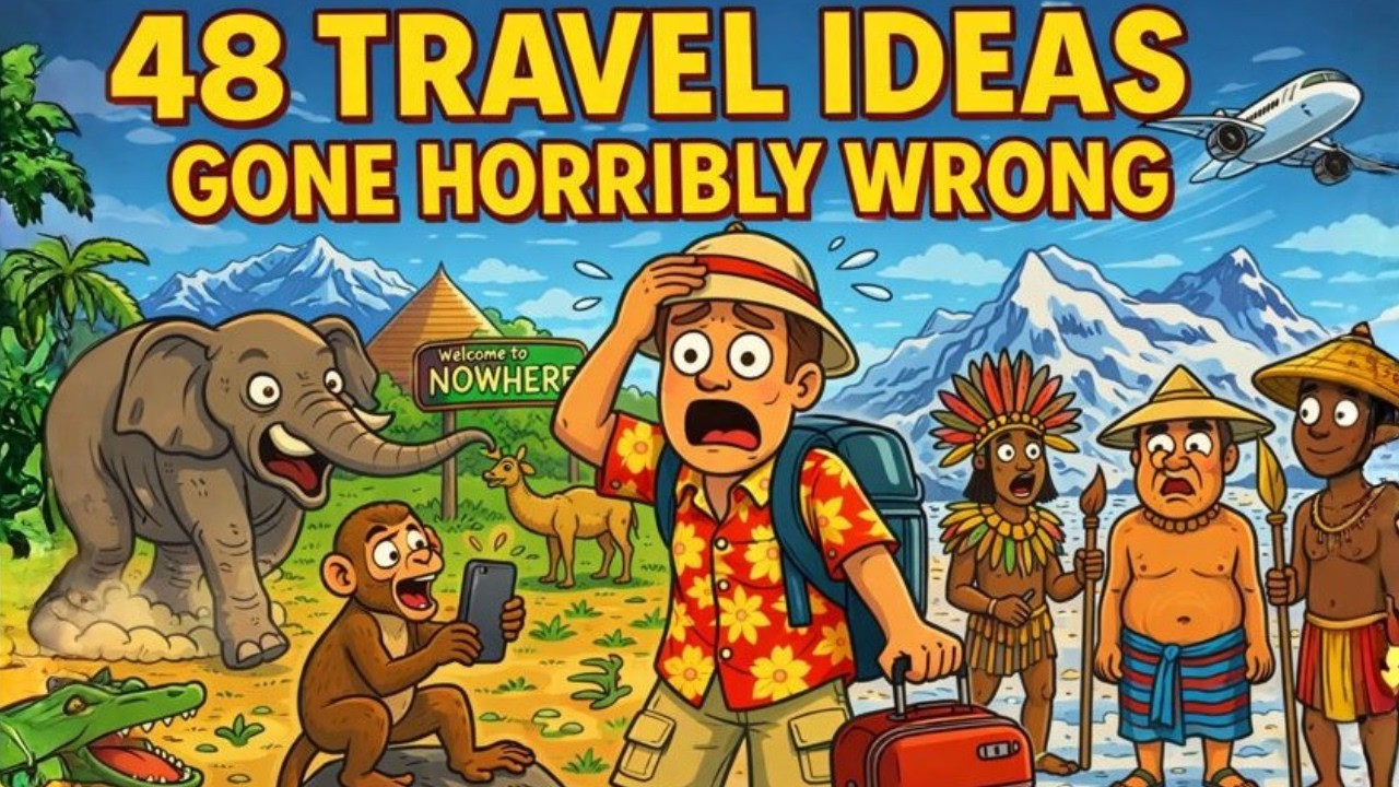 48 самых глупых идей для путешествий, которые казались отличными дома.