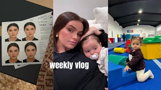 Baby gymnastics, new healthy habits & passport pic day - Weekly Vlog