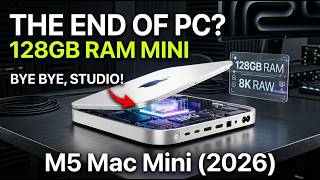 M5 Mac Mini (2026) - 128GB Unified Memory is INSANE! (New Design &amp; Thunderbolt 6)