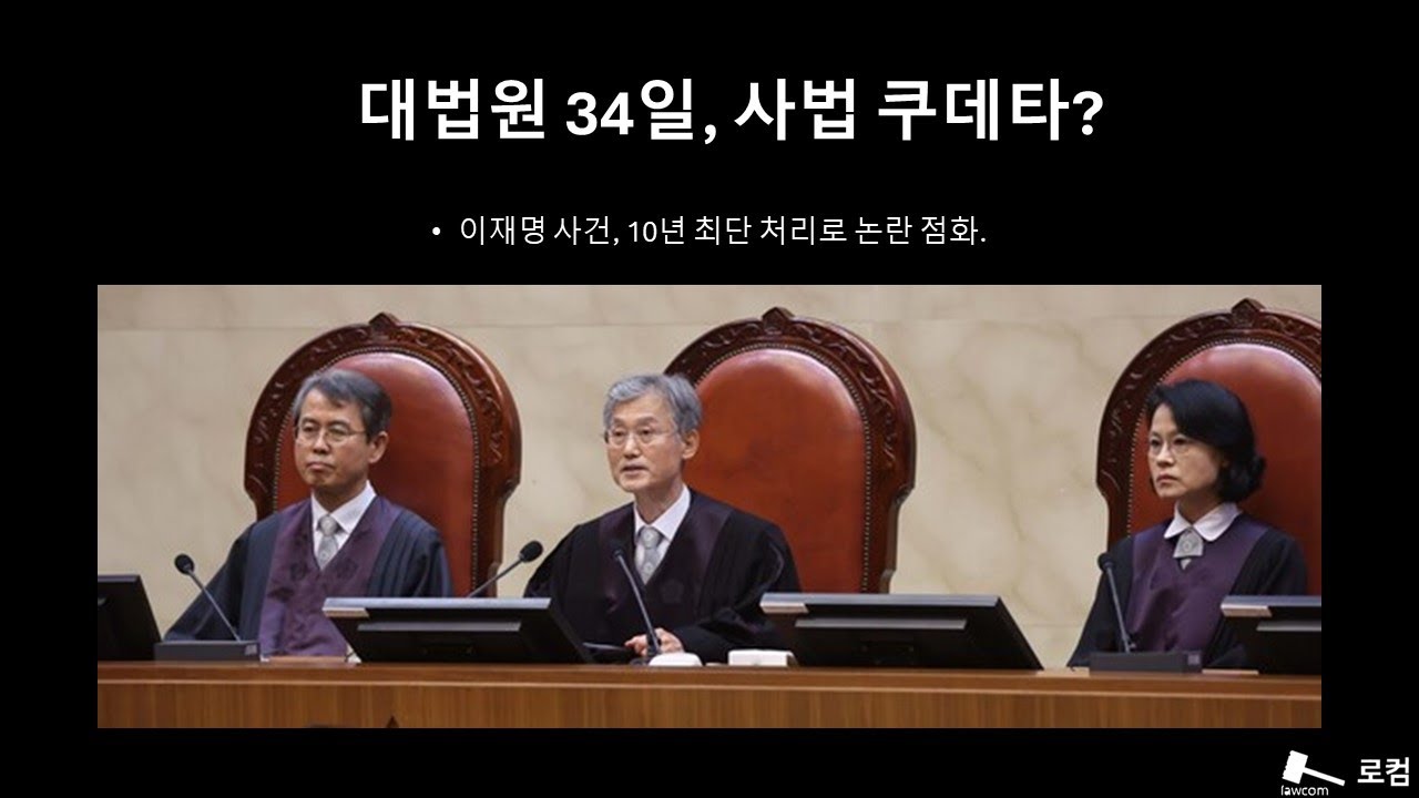 대법원 34일, 사법 쿠데타?