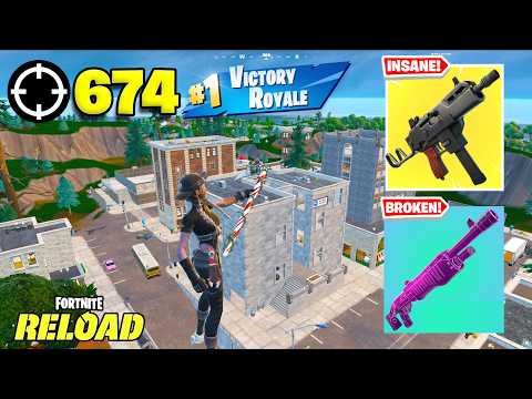 674 Elimination Solo "RELOAD” Gameplay Wins (Fortnite Chapter 7 PS5 Controller)