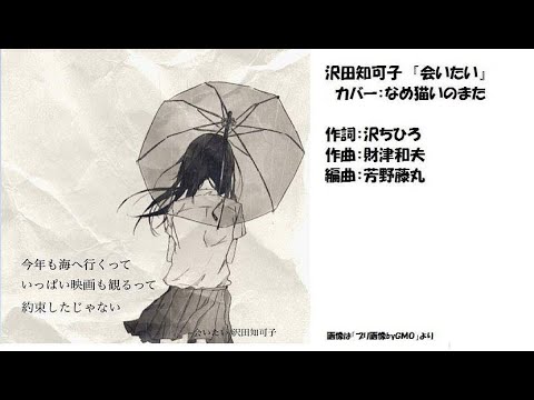 沢田知可子『会いたい』【ハモリ版】－３通りハモリ－　カバー：なめ猫いのまた