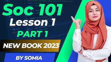 Short Lectures SOC 101 LEC 1| SOC 101 | VU | Virtual University | Introduction to Sociology Soc101