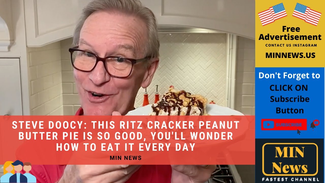 Steve Doocy This Ritz Cracker peanut butter pie so good, you'll wonder