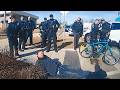 Chaos Erupts After Dumbass Flees Police on Bike, Ends Badly