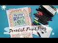 Coloring with Drawlish Paint Pens | Drawlish Art Supplies