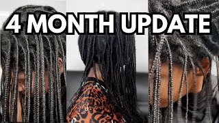 UPDATE on 6 MONTH HAIR GROWTH CHALLENGE | Mini Braids | South African YouTuber