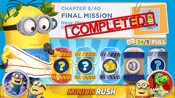 Minion Rush All Prize Pods Despicable Ops Chapter 9 Completed Rewards gameplay walkthrough