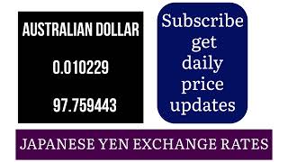 Japanese Yen Currency Exchange Rates Today 14 December 2024