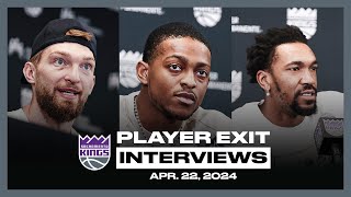 2023-24 Kings Player Exit Interviews 4.22.24