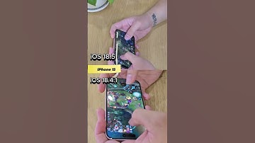 iOS 18.5 và iOS 18.4.1 trên iPhone 15 phiên bản nào hao pin hơn #apple #ios18 #ios185 #iphone15