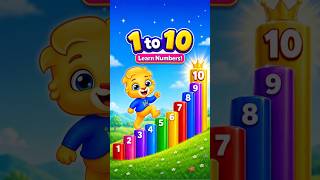 Numbers for Toddlers 1-10 | Count To 10 For Kids | Toddlers Learn Number Counting With Lucas #Shorts