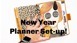 New planner set-up for the New Year #2022 #plannersetup2022
