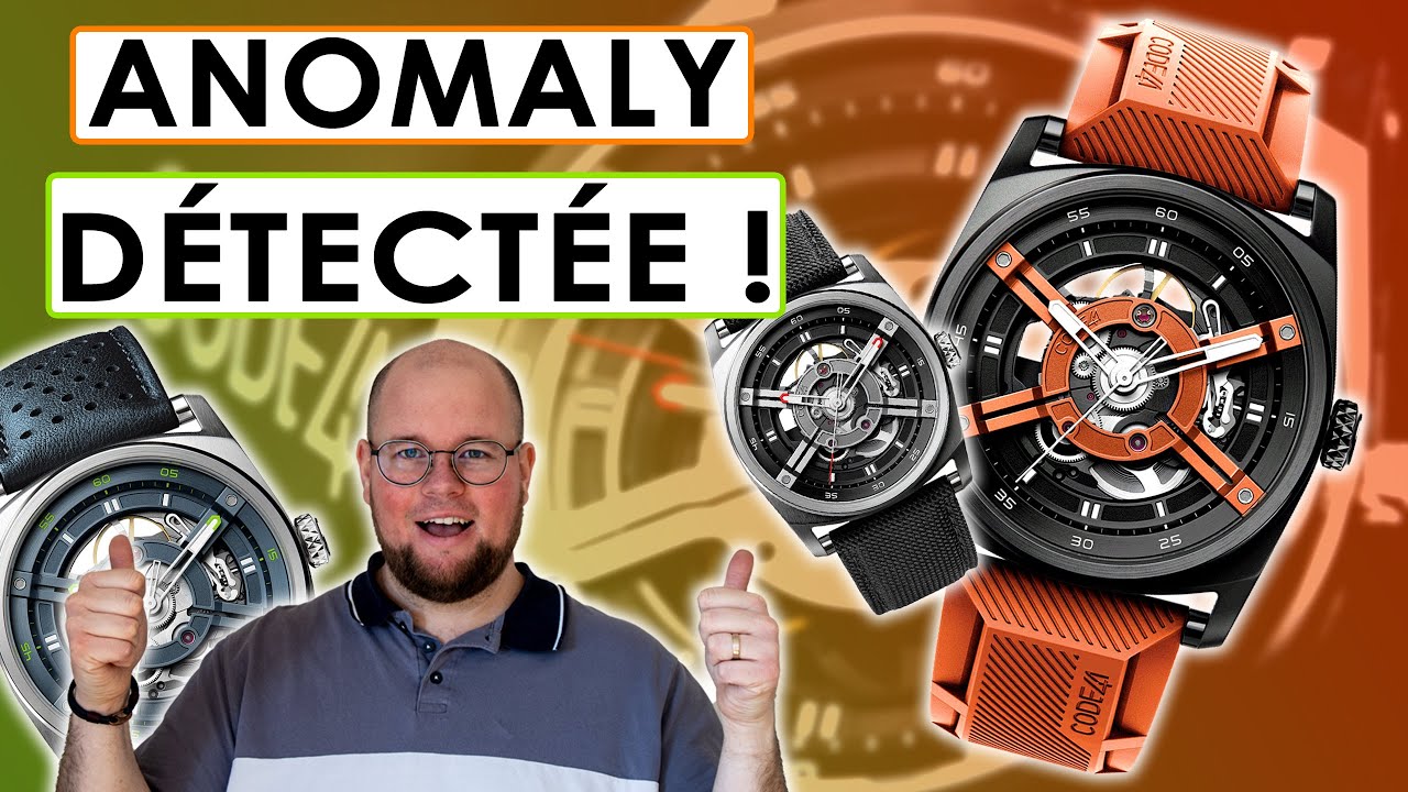 CODE41 ANOMALY T4 - TEST et AVIS de la première montre SQUELETTE sur la chaîne