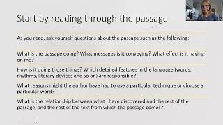 Study skills: source analysis and close reading