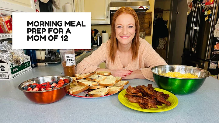 MOM OF 12 MORNING MEAL PREP **MORNING ROUTINE**