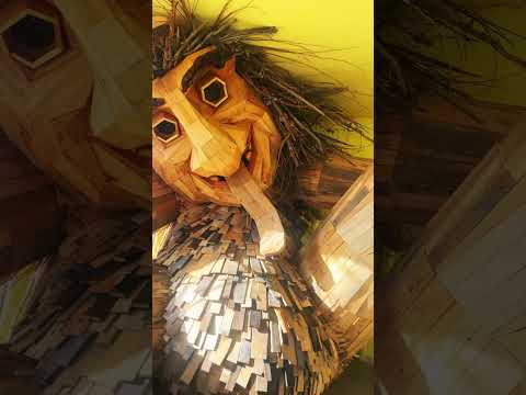 📍 California Nature Art Museum -Thomas Dambo’s Troll “Lulu” #shorts