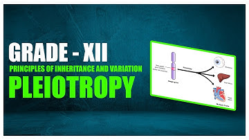 Pleiotropy | Principles of Inheritance and Variation | CBSE 12 Biology | NEET Preparation Videos