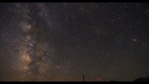 Beauty of the Night Sky - Milky Way Time Lapse