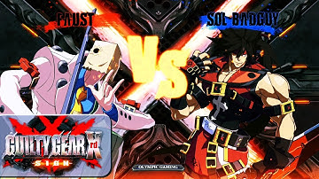 Guilty Gear Xrd: NONAME 0001 (Faust) Vs Luigisassano (Sol Badguy) PS4 HD