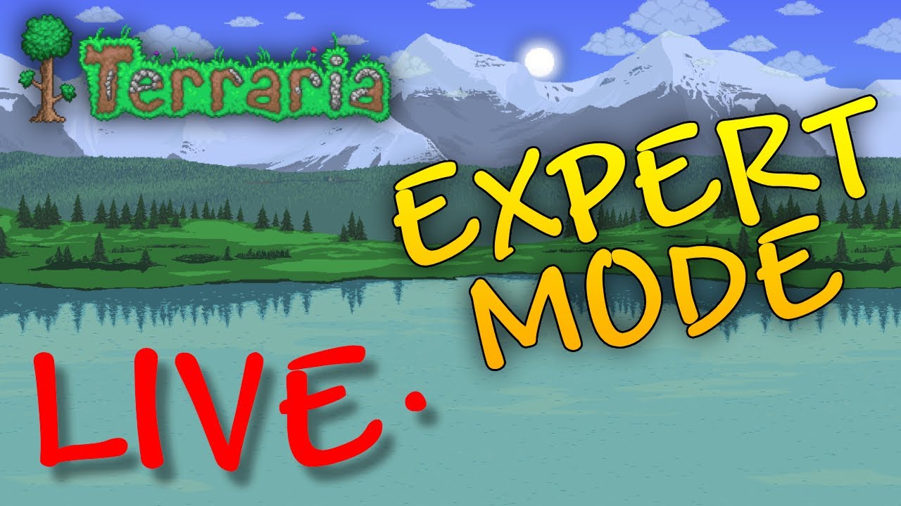Terraria Expert Mode LIVE - First Time! - YouTube