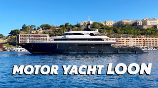 Motor Yacht Loon arriving at Port Hercule in MONACO
