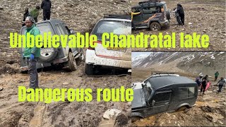 Most Dangerous Chandra Tal Lake Unbelivable Route⚠️ || EPISODE-5  Socha Nahi Tha Itna Mushkil Hoga