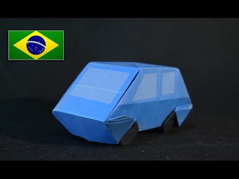 Vídeo: Como Fazer Um Carro De Origami