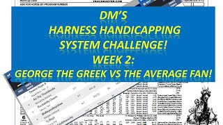 LIVE Harness Racing Handicapping System Challenge - Are you better than the Average Bettor