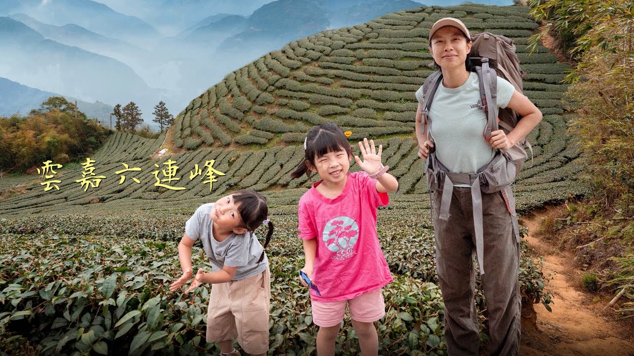 A Day Hike Through Rolling Tea Plantations 雲嘉六連峰|親子健行