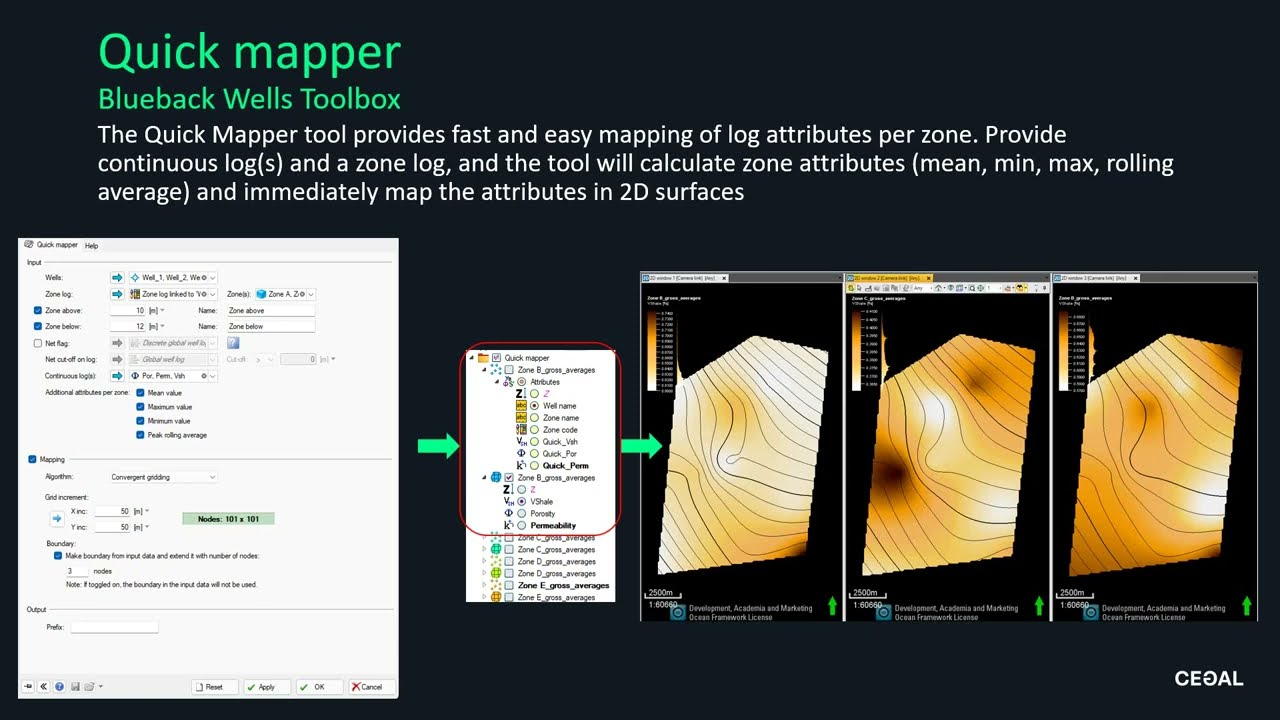 Blueback Wells Toolbox - Quick Mapper
