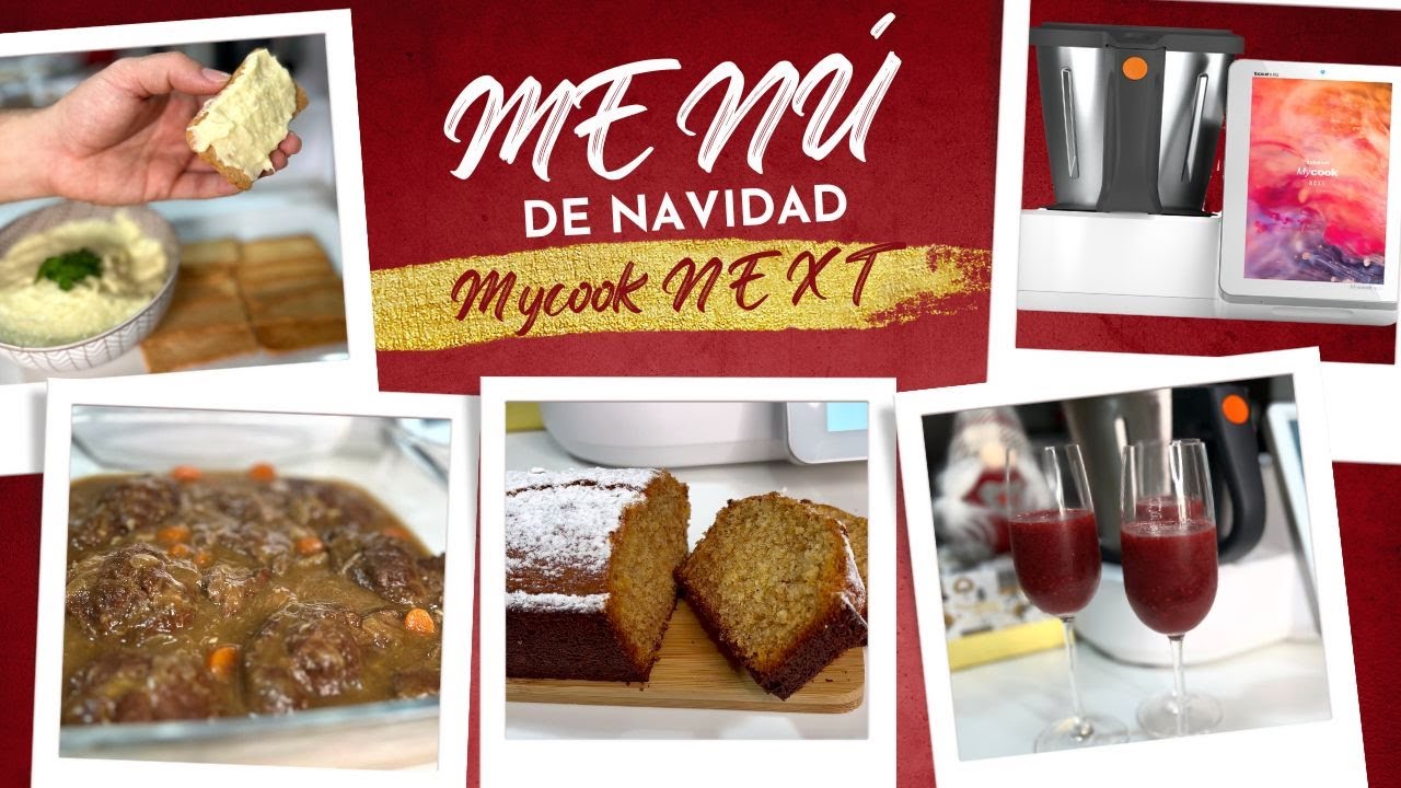 MENÚ de NOCHEBUENA con TAURUS MYCOOK NEXT 🧡 | 4 Platos